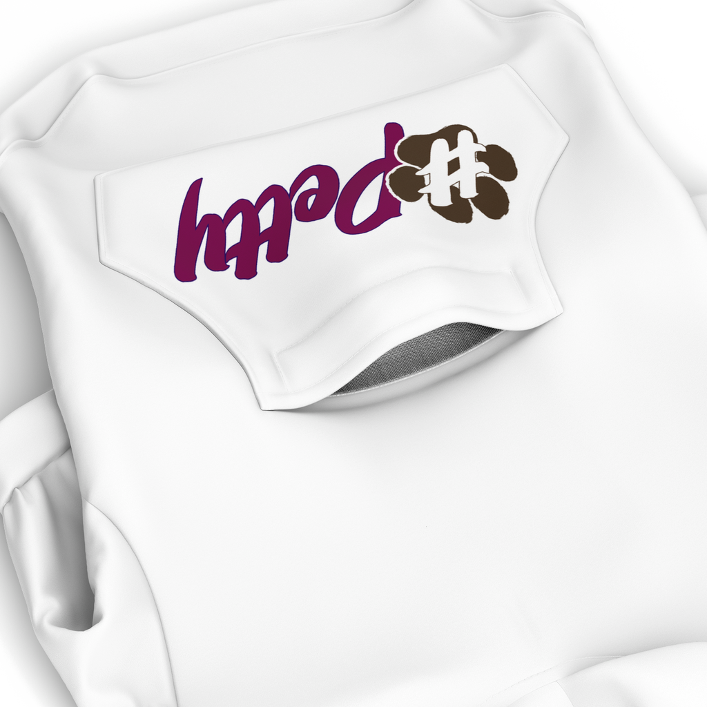 #Petty Paw Zip Hoodie | Recycled Fiber | Radical Audacity - White