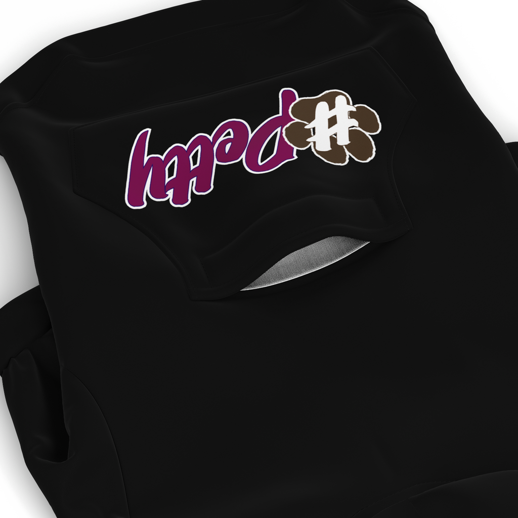 #Petty Paw Zip Hoodie | Recycled Fiber | Radical Audacity - Black
