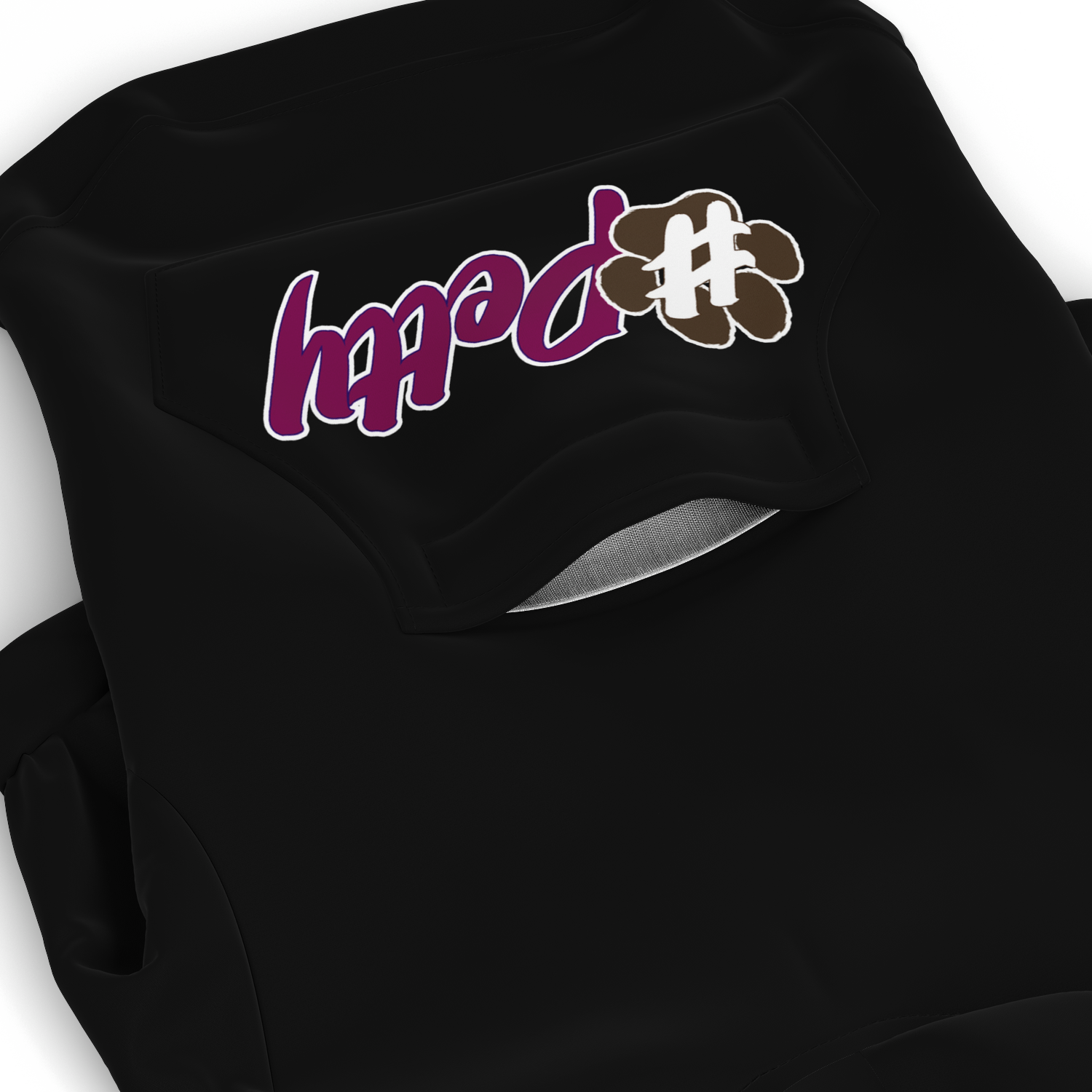 #Petty Paw Zip Hoodie | Recycled Fiber | Radical Audacity - Black