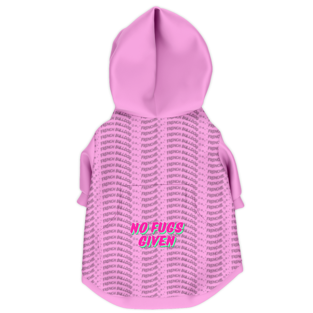 Frenchie No Fug Hoodie | 95% Recycled | Pink