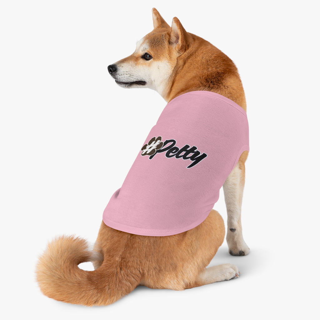 #Petty Paw Tank | Cotton Base | Lightweight Audacity - Black