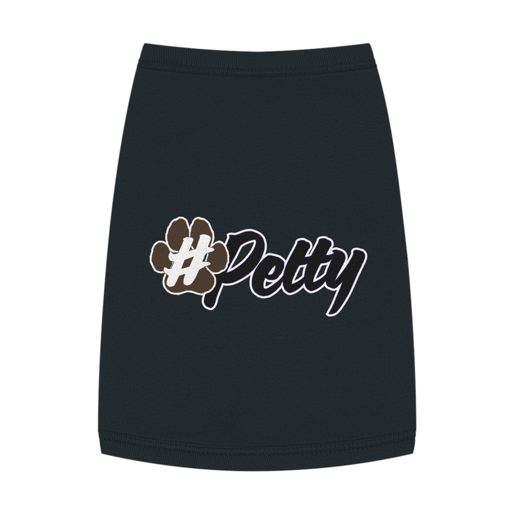 #Petty Paw Tank | Cotton Base | Lightweight Audacity - Black