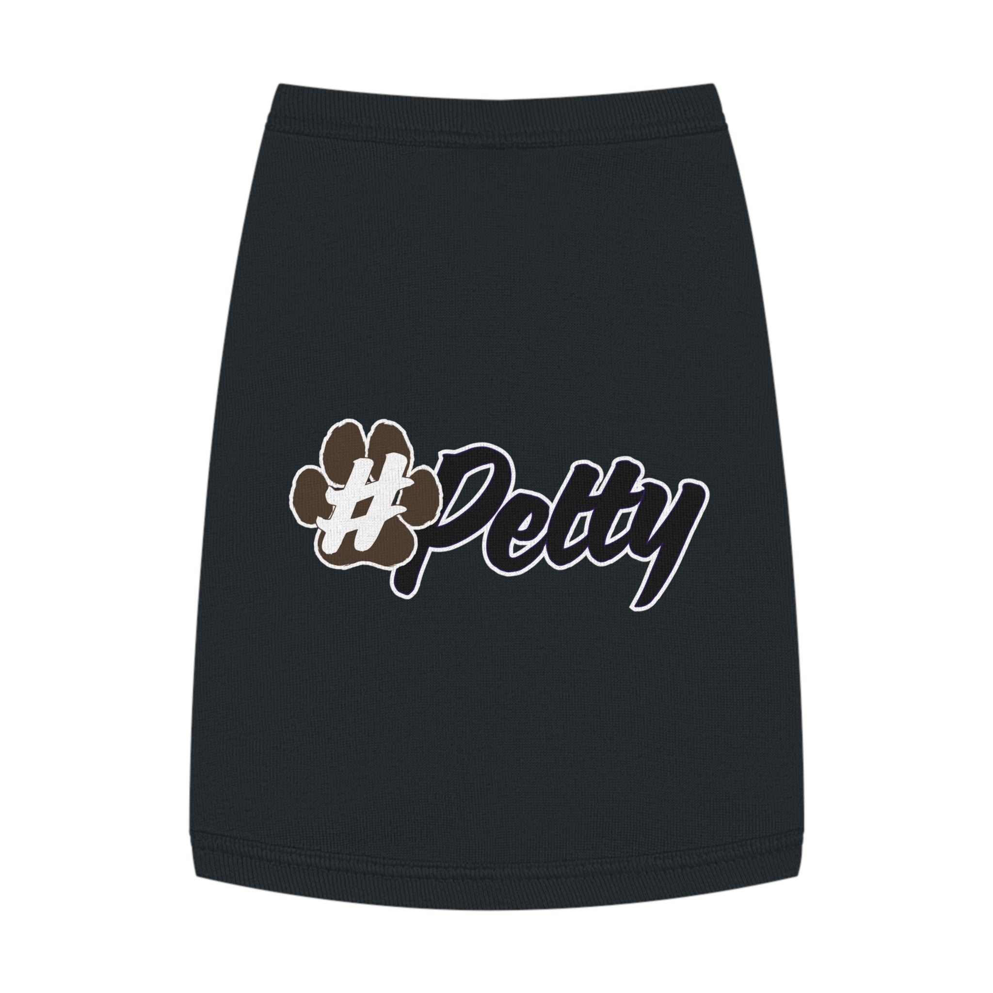 #Petty Paw Tank | Cotton Base | Lightweight Audacity - Black