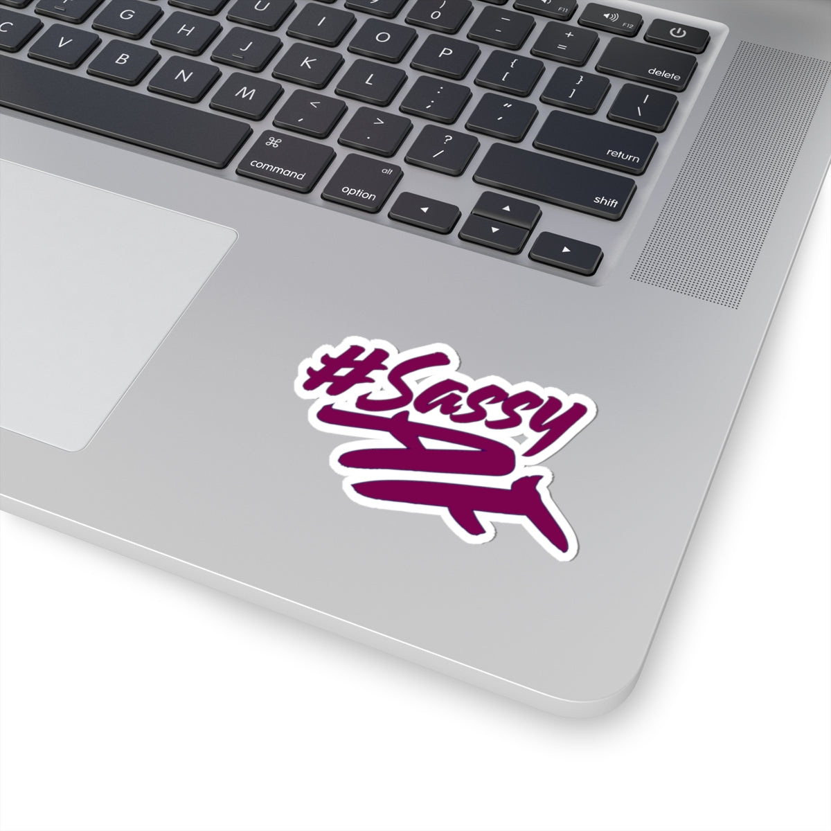 #SassyAF Glossy Sticker – For Dogs (and Humans) with Zero Chill