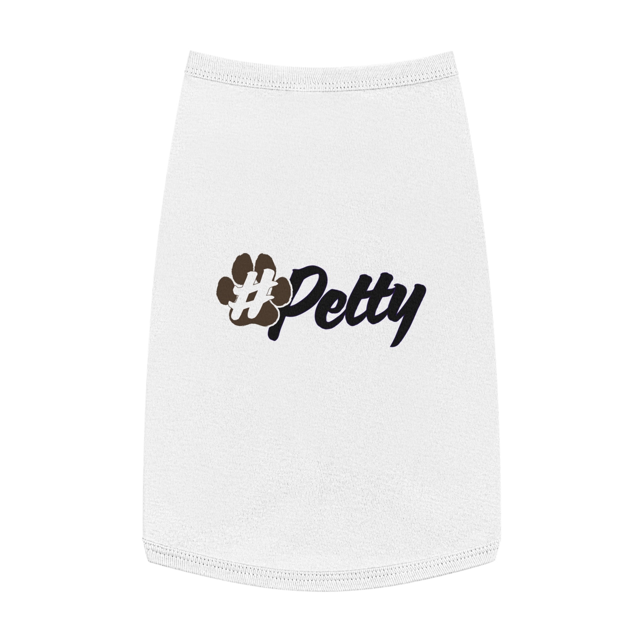 #Petty Paw Tank | Cotton Base | Lightweight Audacity - Black