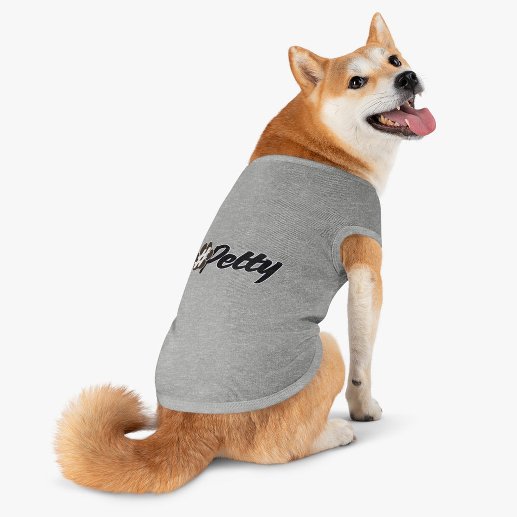 #Petty Paw Tank | Cotton Base | Lightweight Audacity - Black