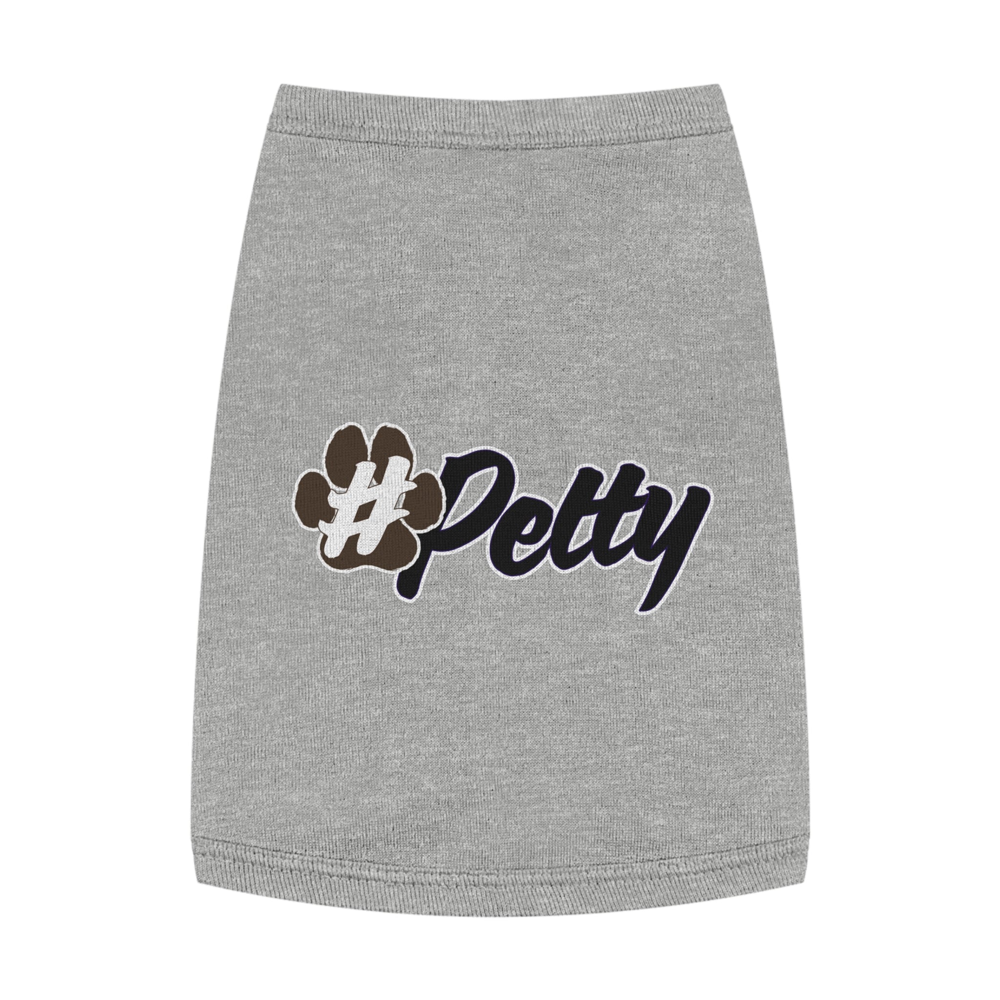 #Petty Paw Tank | Cotton Base | Lightweight Audacity - Black