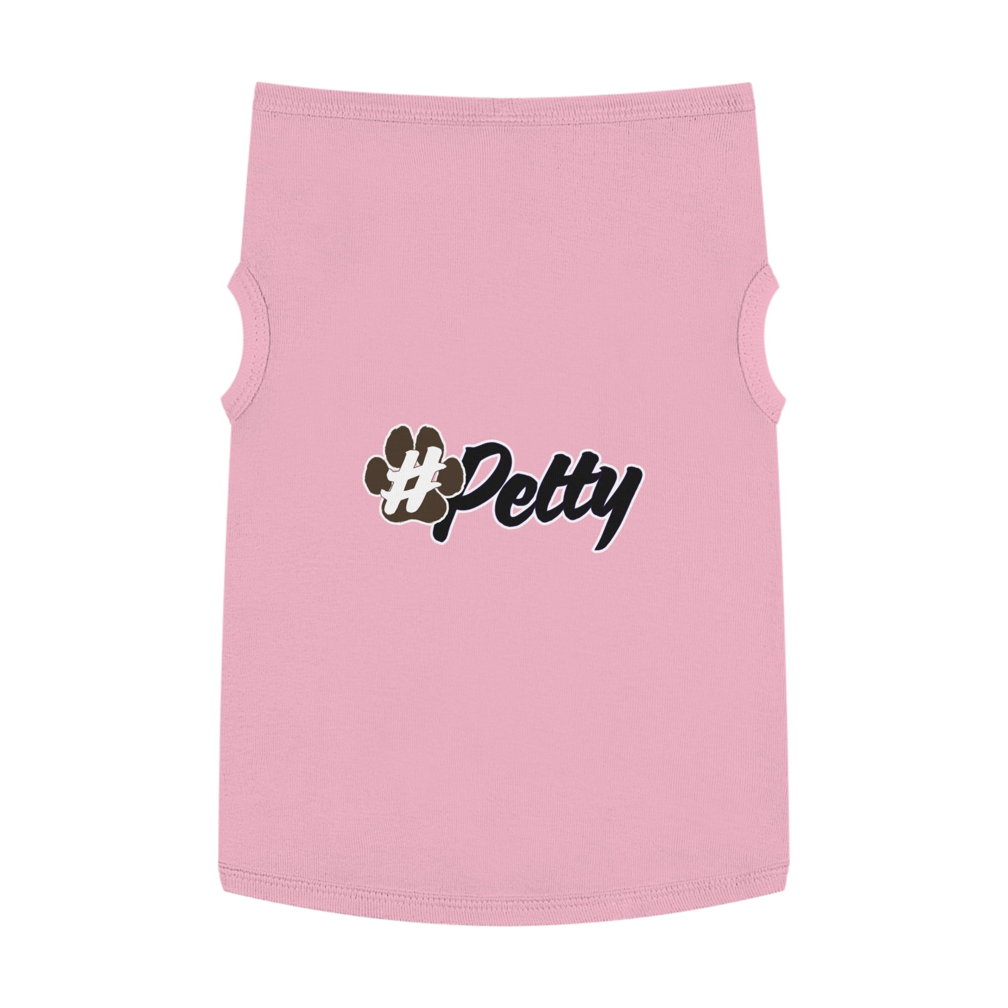 #Petty Paw Tank | Cotton Base | Lightweight Audacity - Black