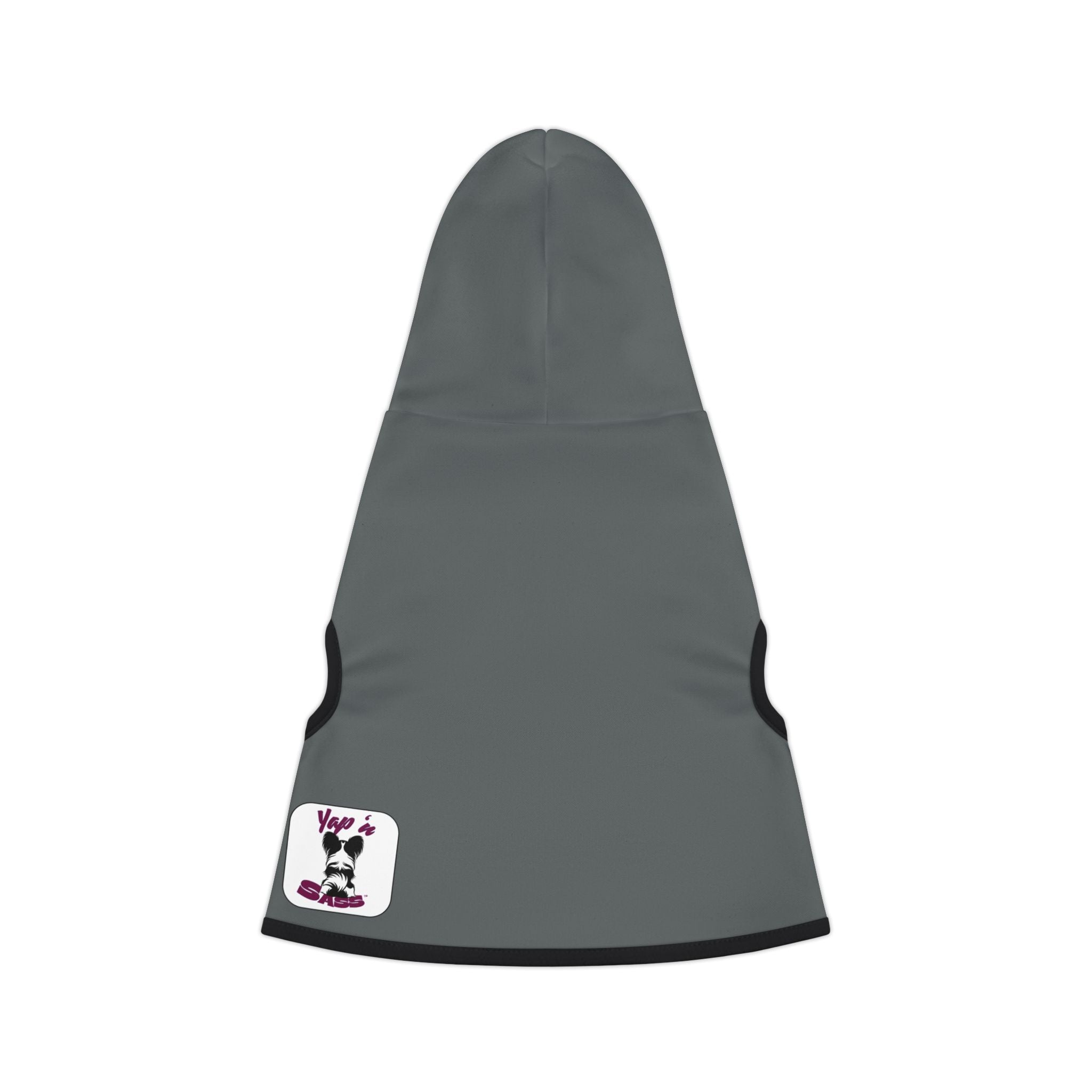 "Signature Icon" Heather Grey Hoodie – Minimalist Dog Hoodie Streetwear - Apparel