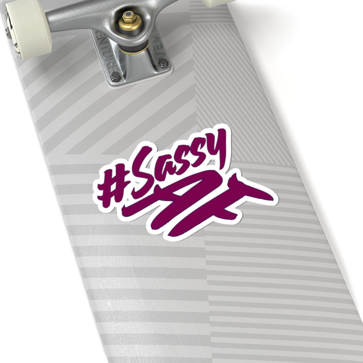 #SassyAF Glossy Sticker – For Dogs (and Humans) with Zero Chill