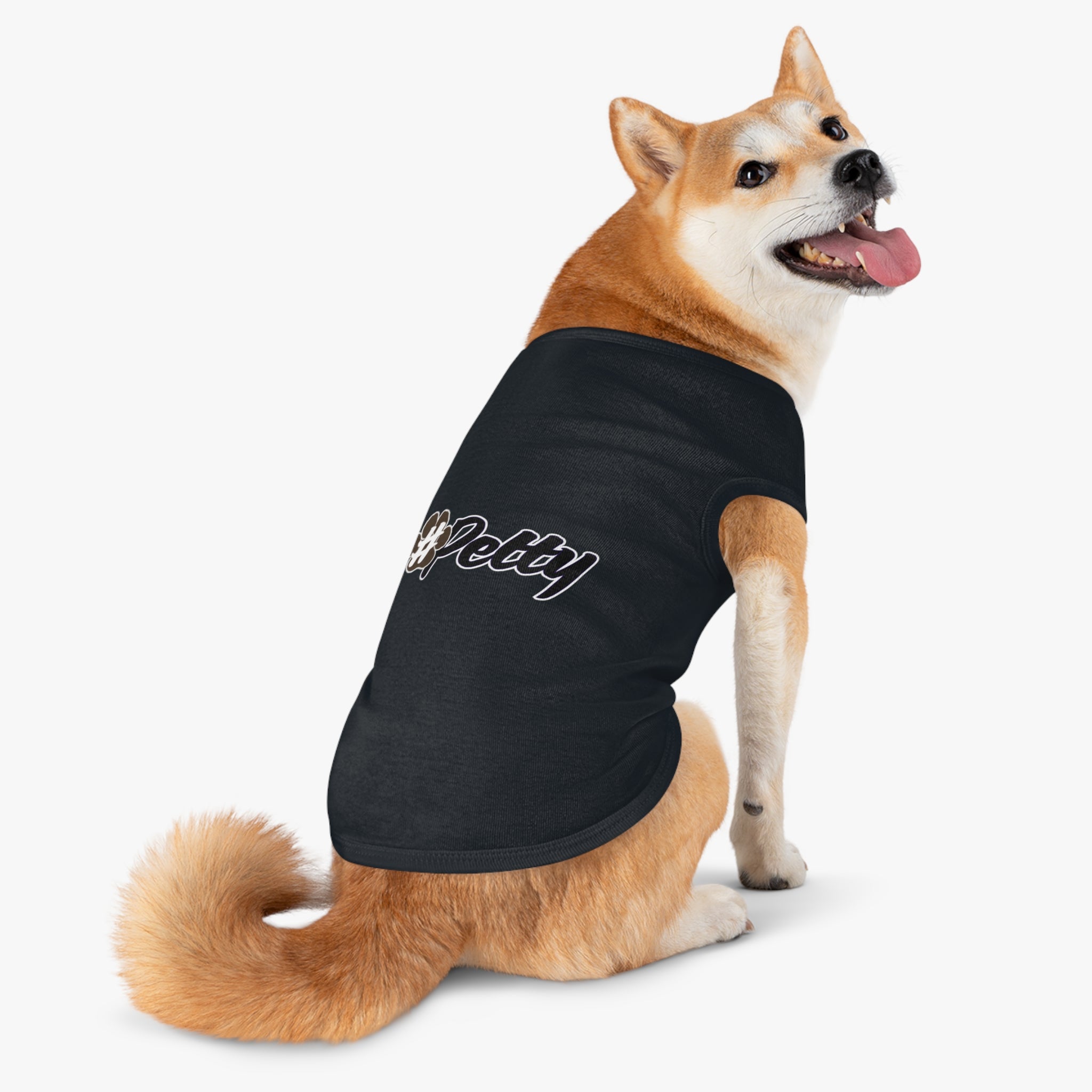 #Petty Paw Tank | Cotton Base | Lightweight Audacity - Black