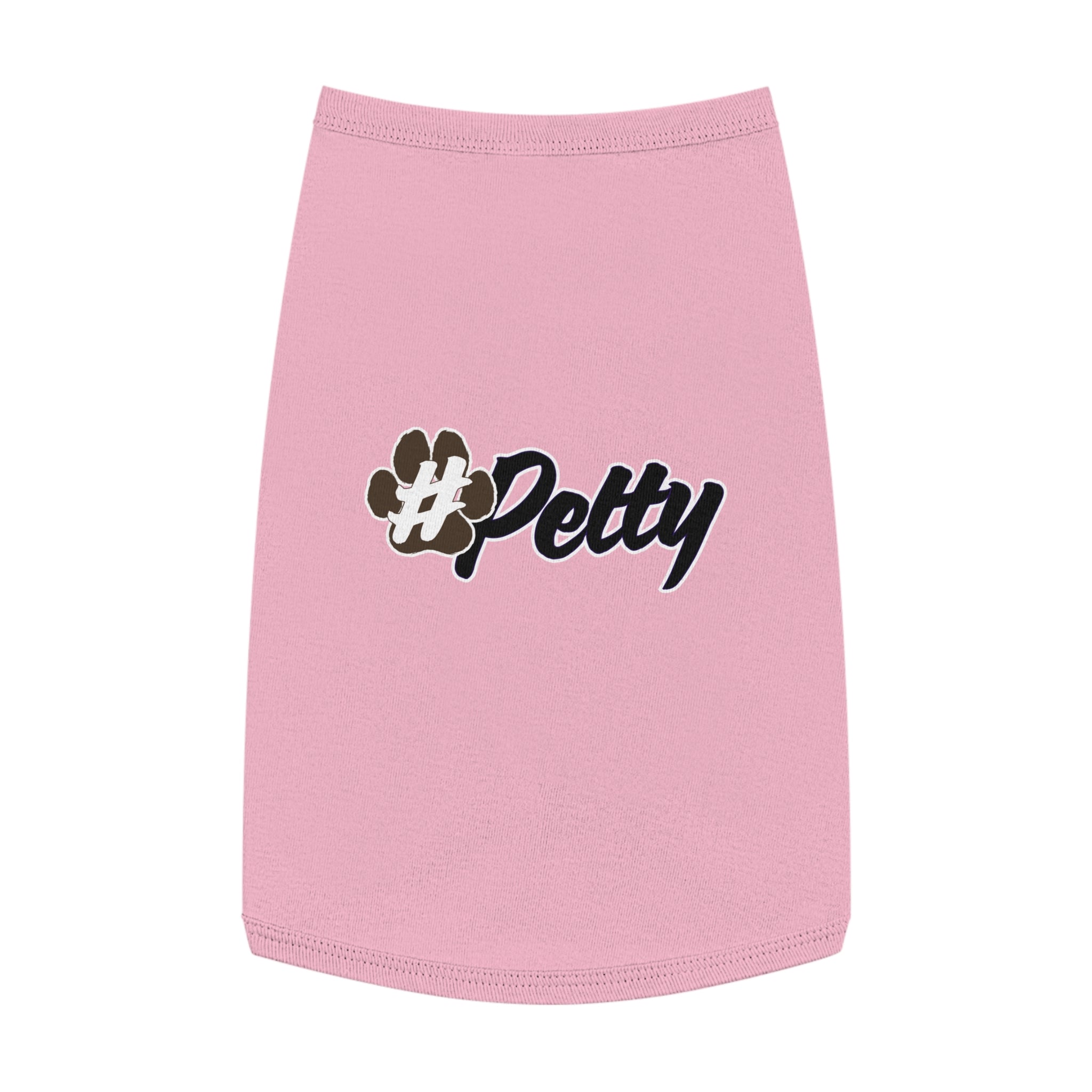 #Petty Paw Tank | Cotton Base | Lightweight Audacity - Black