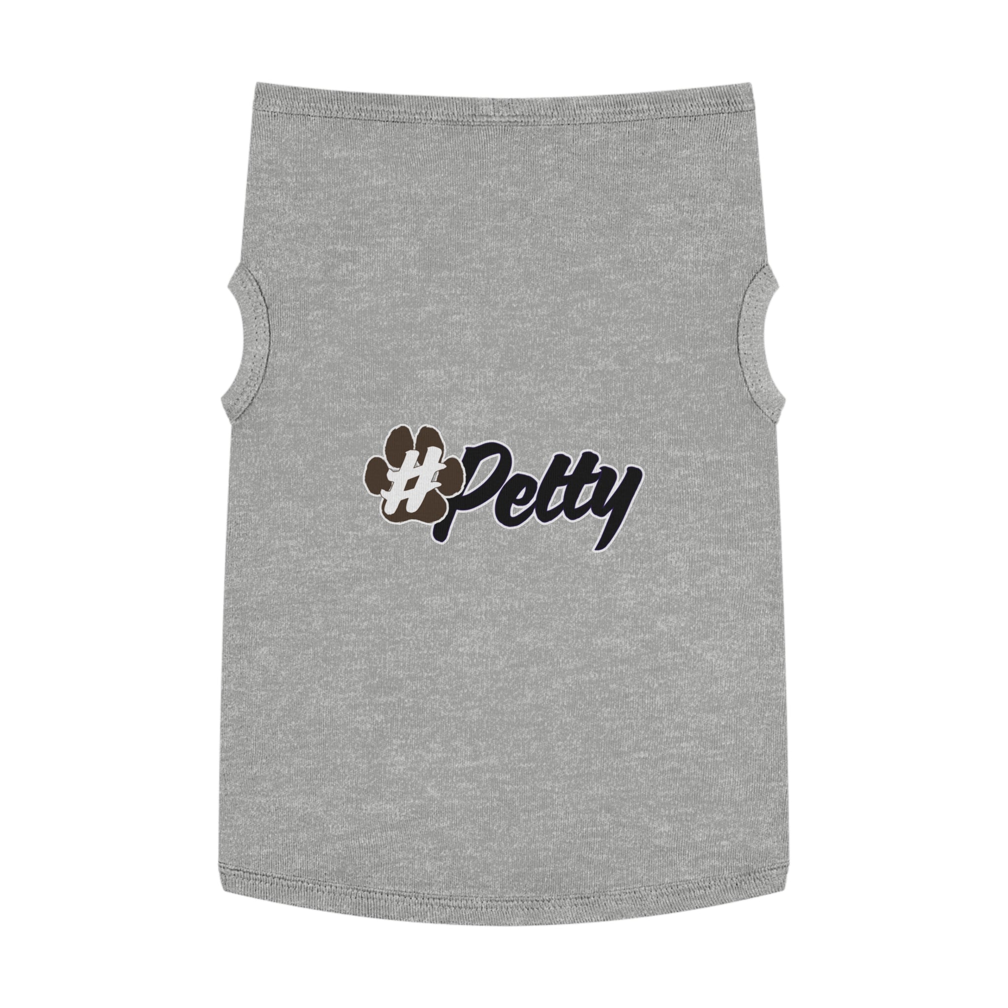 #Petty Paw Tank | Cotton Base | Lightweight Audacity - Black