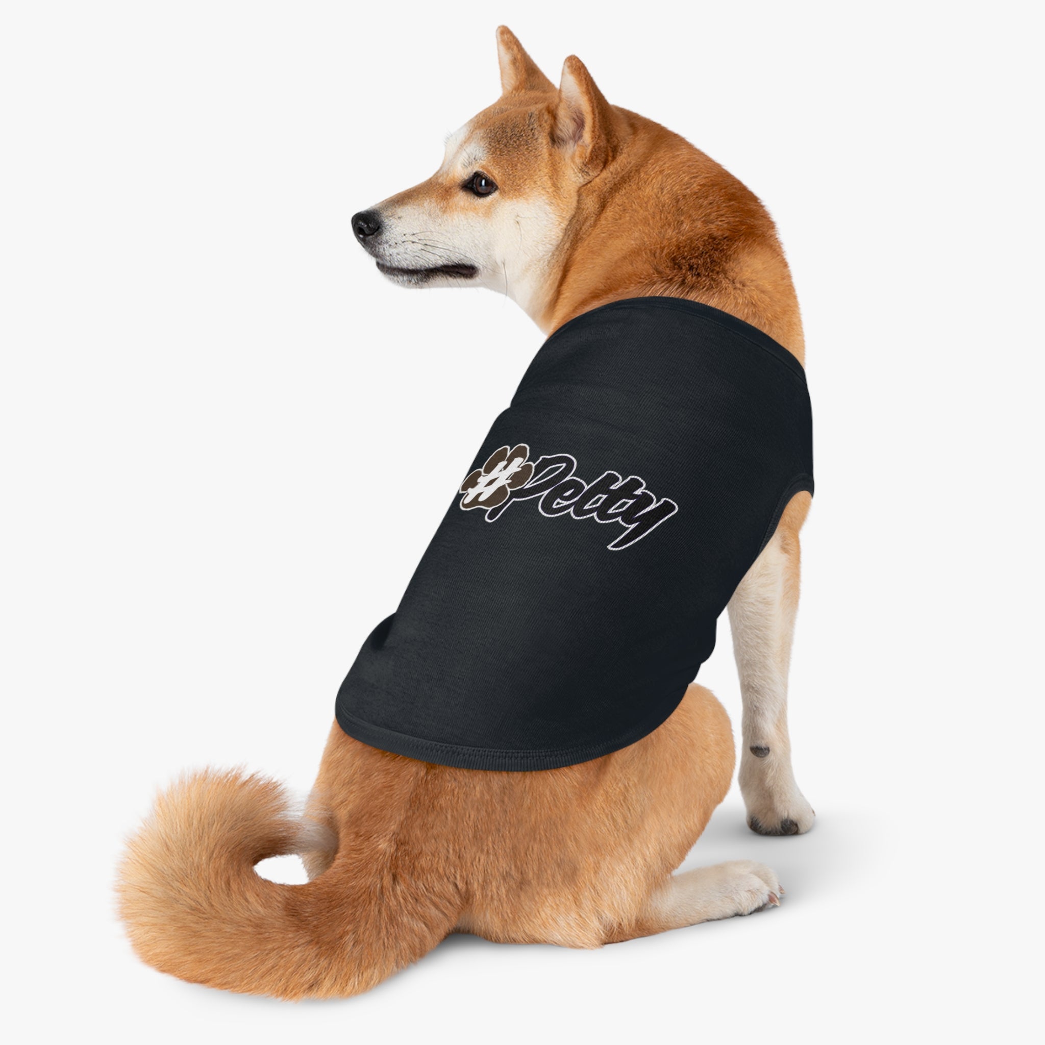 #Petty Paw Tank | Cotton Base | Lightweight Audacity - Black
