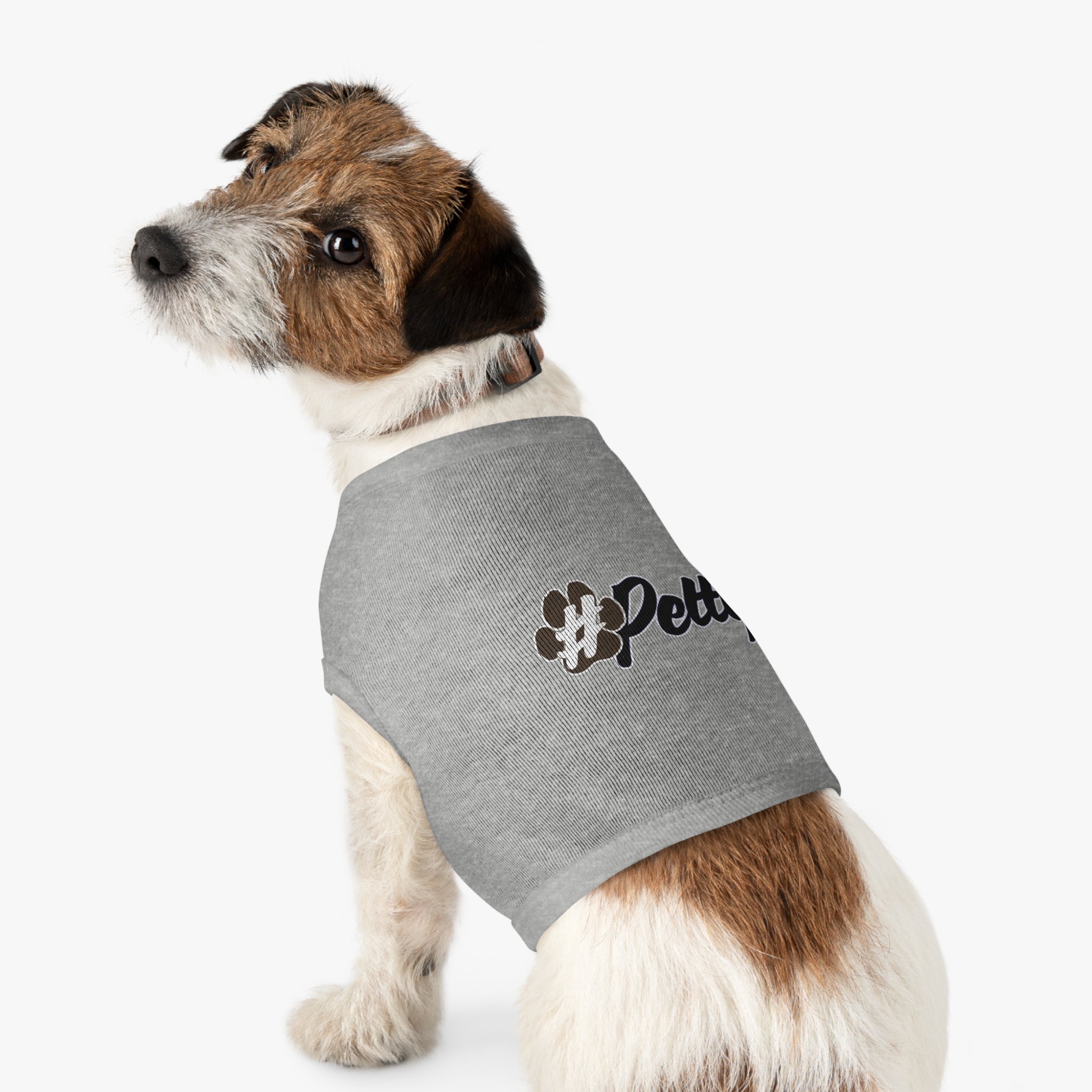 #Petty Paw Tank | Cotton Base | Lightweight Audacity - Black