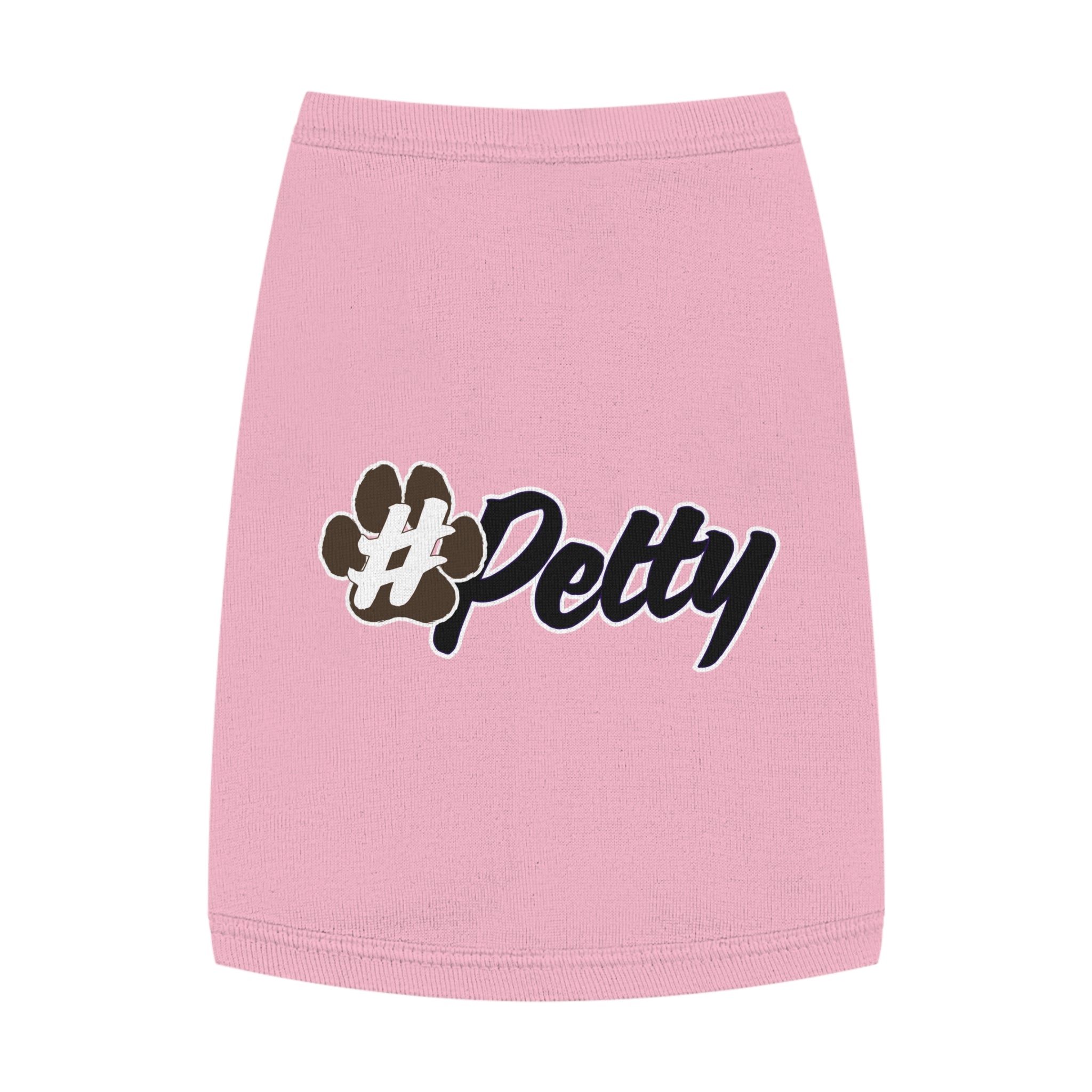#Petty Paw Tank | Cotton Base | Lightweight Audacity - Black