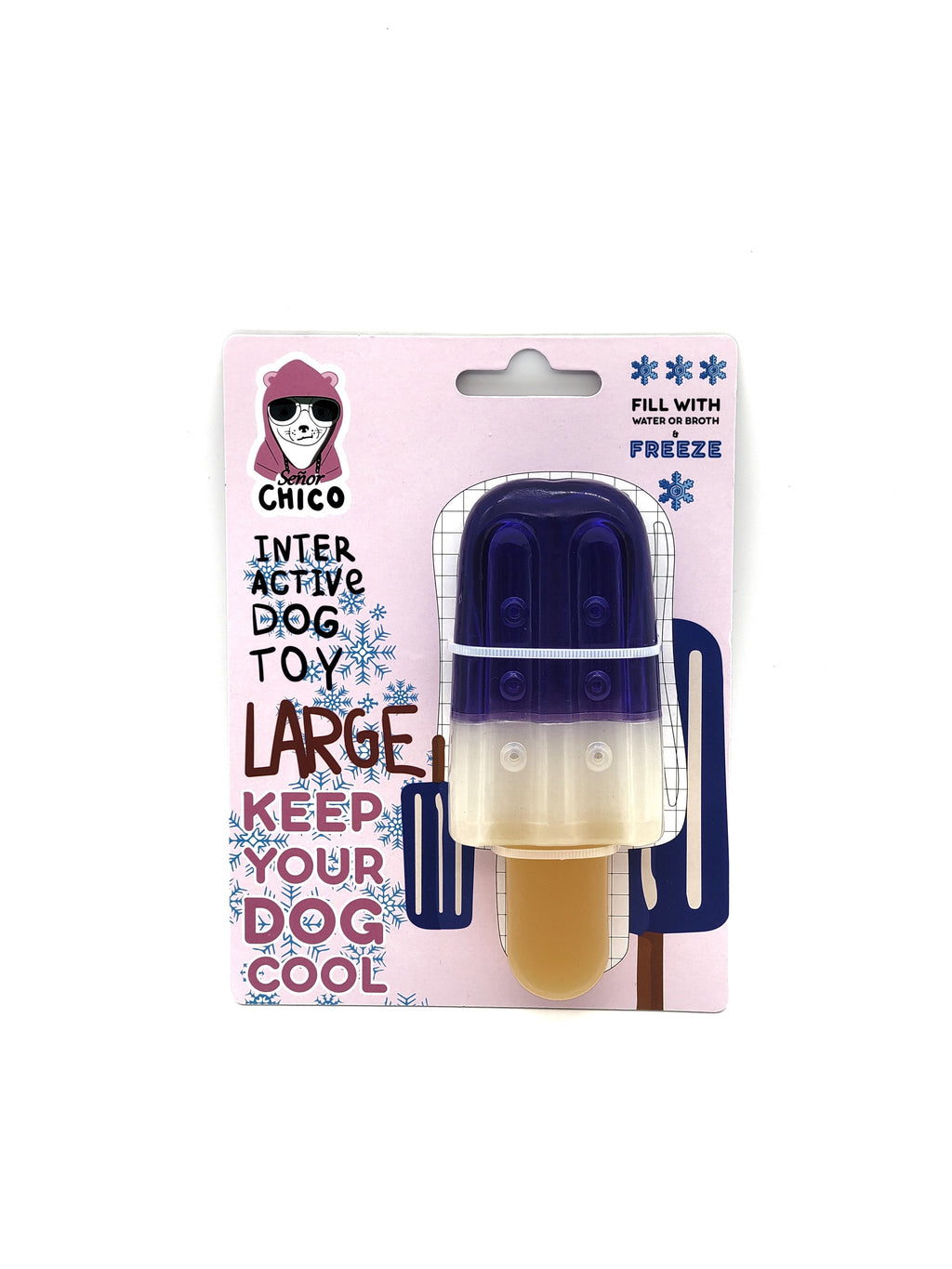Fill & Freeze Enrichment Toy | Natural Rubber | Sized for Small Dogs