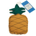 Jute & Canvas Pineapple Dog Chew Toy | Durable Natural Fiber Chew for Small Dogs | Country Living