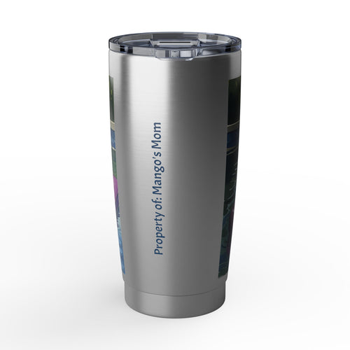 #unbothered" Corgi Poolside Tumbler - 20oz