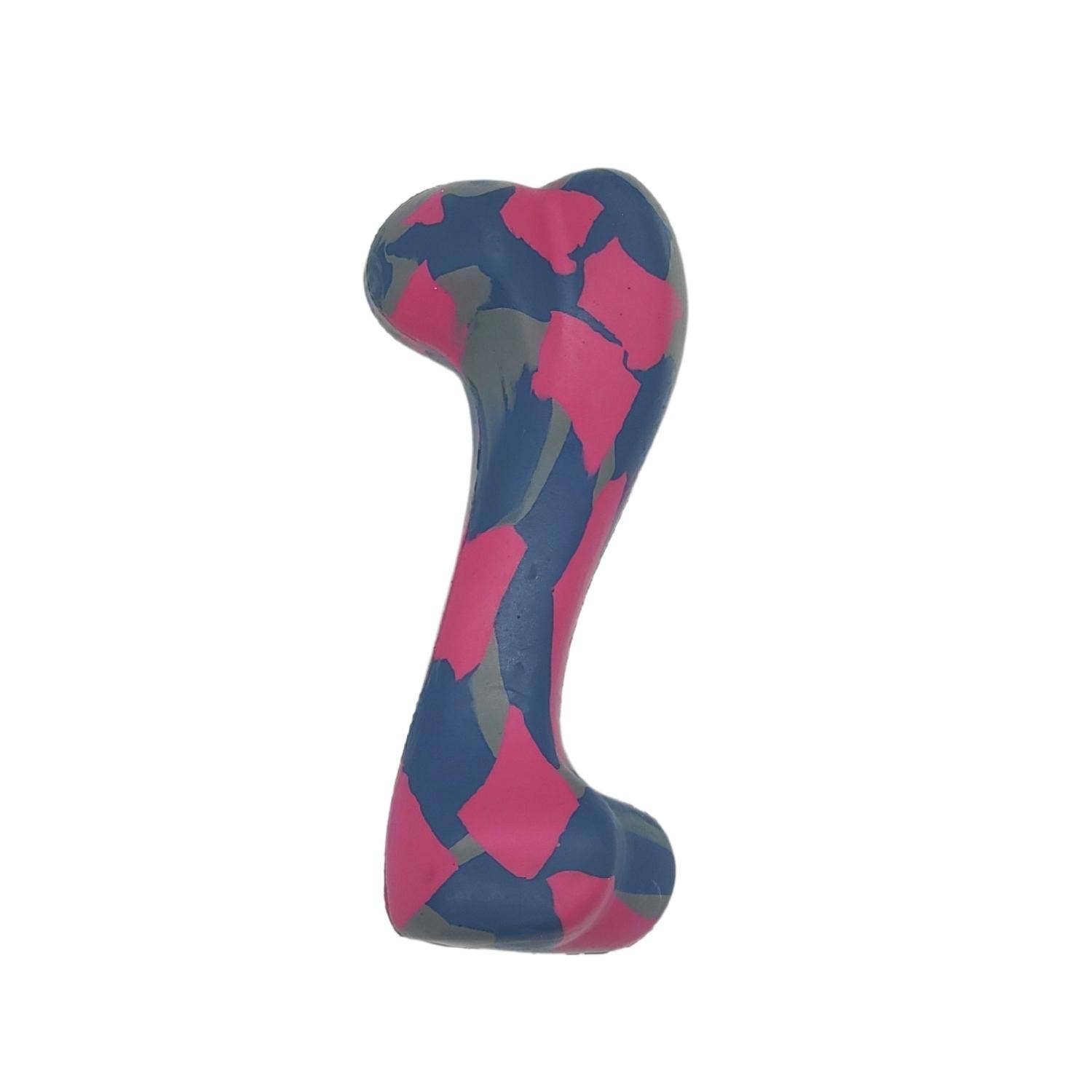 Natural Rubber Dog Bone Toy | Durable Eco-Friendly Small Dog Chew Toy | Size Small - 5.5 in