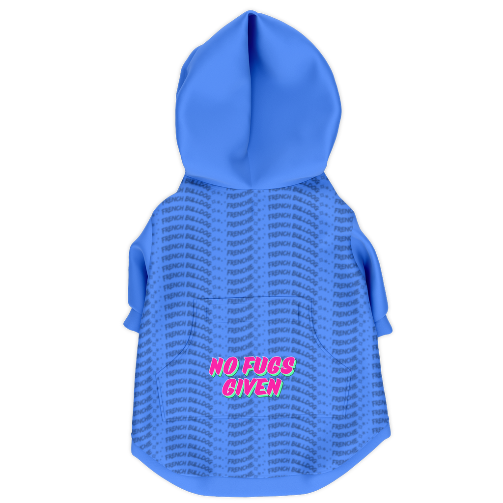 Frenchie No Fug Hoodie | 95% Recycled - Blue