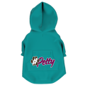 #Petty Paw Zip Hoodie | Recycled Fiber | Radical Audacity - Dk Teal