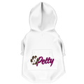#Petty Paw Zip Hoodie | Recycled Fiber | Radical Audacity - White