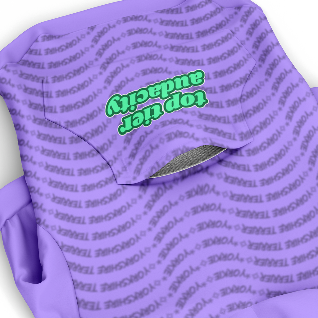 Yorkie Top Tier Hoodie | 95% Recycled | Heritage Series - Lt Purple