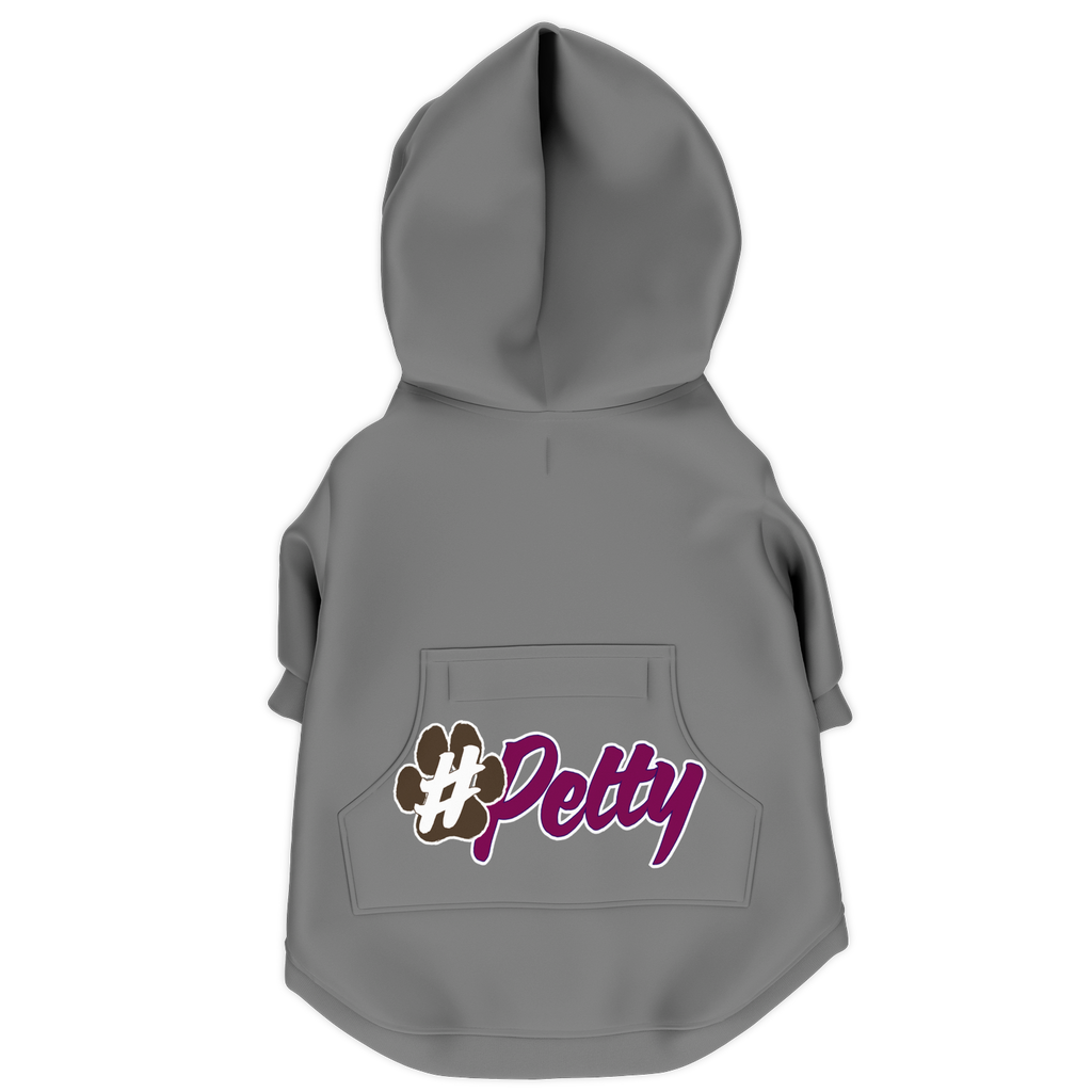 #Petty Paw Zip Hoodie | Recycled Fiber | Radical Audacity - Grey