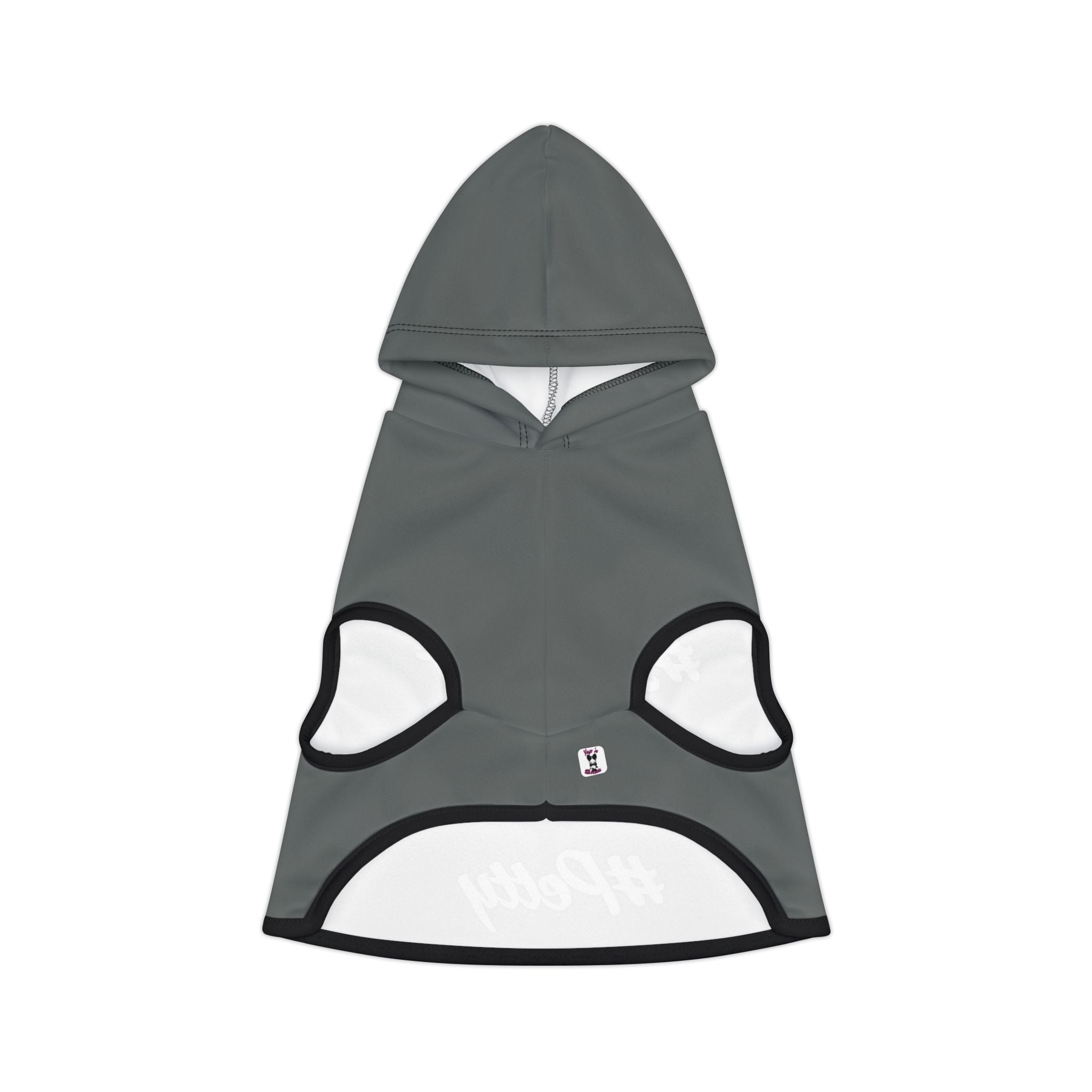 "Sass Trifecta" Drk Grey Hoodie – Sassy Small Dog Apparel