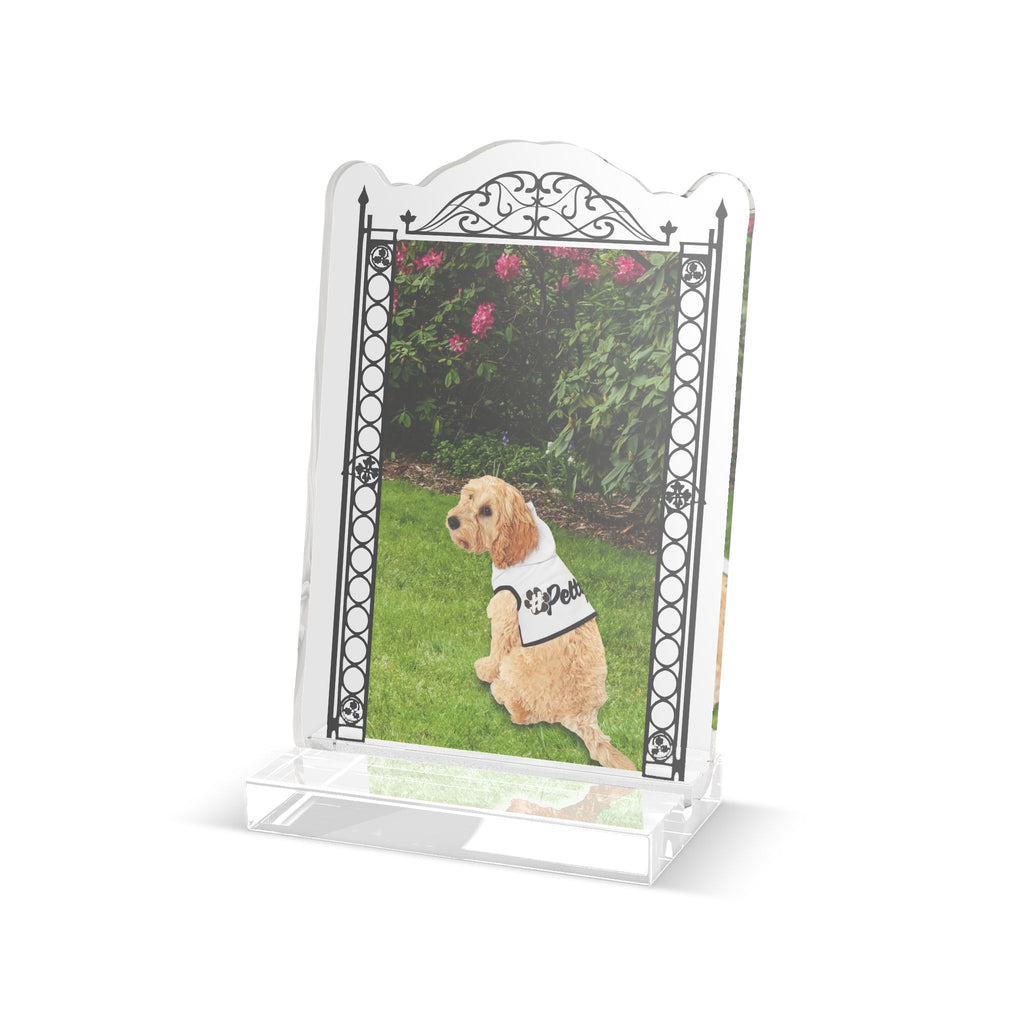 Iron Border Custom Portrait Memento - 6in Tall - Acrylic