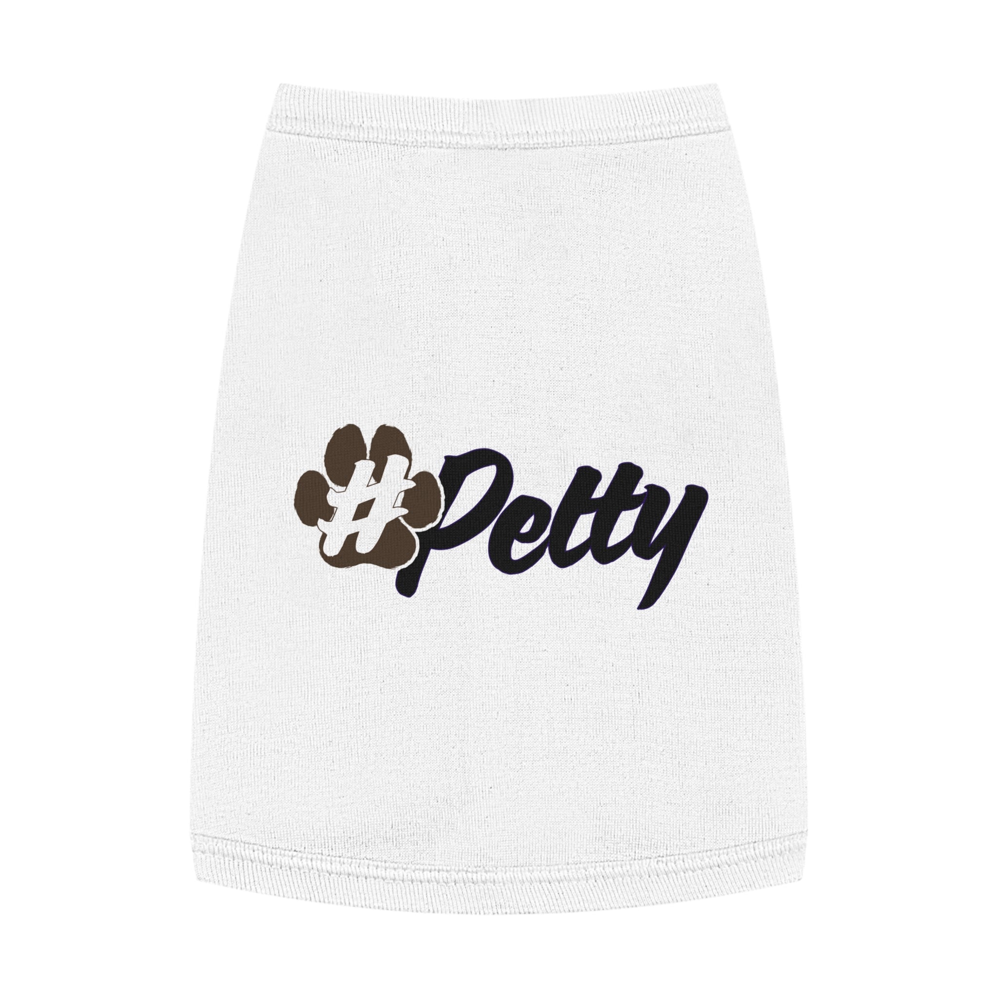#Petty Paw Tank | Cotton Base | Lightweight Audacity - Black