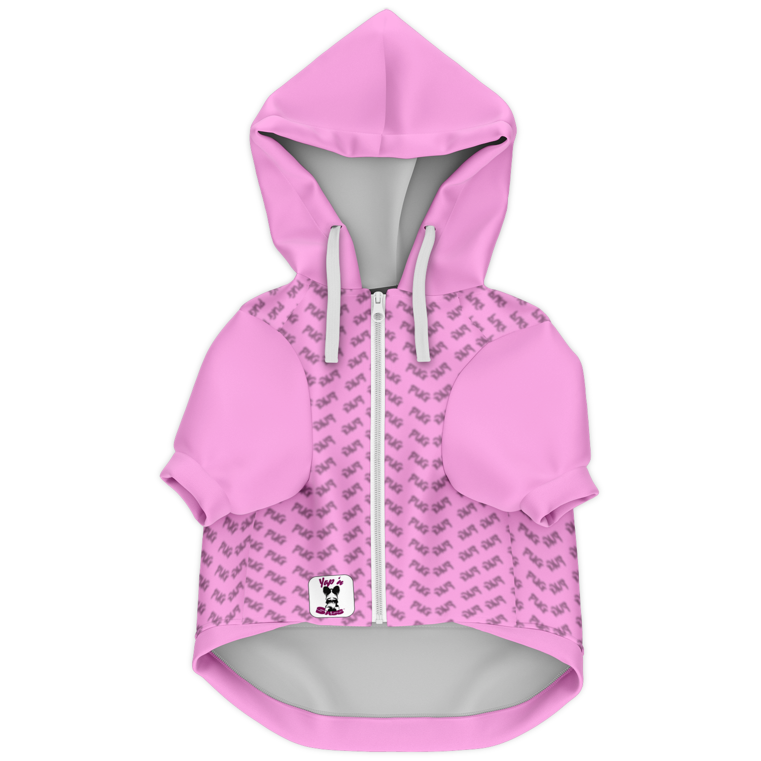 Pug Riz Hoodie | 95% Recycled | Heritage Series | Lt Pink