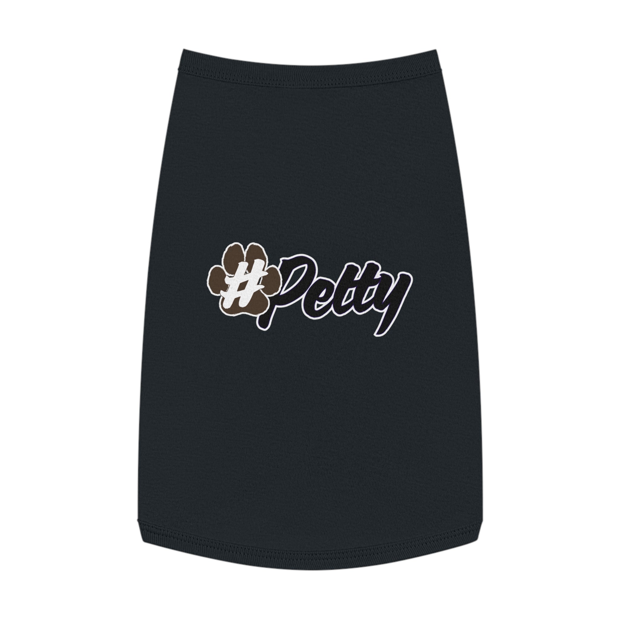 #Petty Paw Tank | Cotton Base | Lightweight Audacity - Black