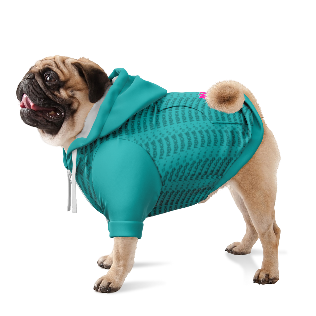Frenchie No Fug Hoodie | 95% Recycled | Teal