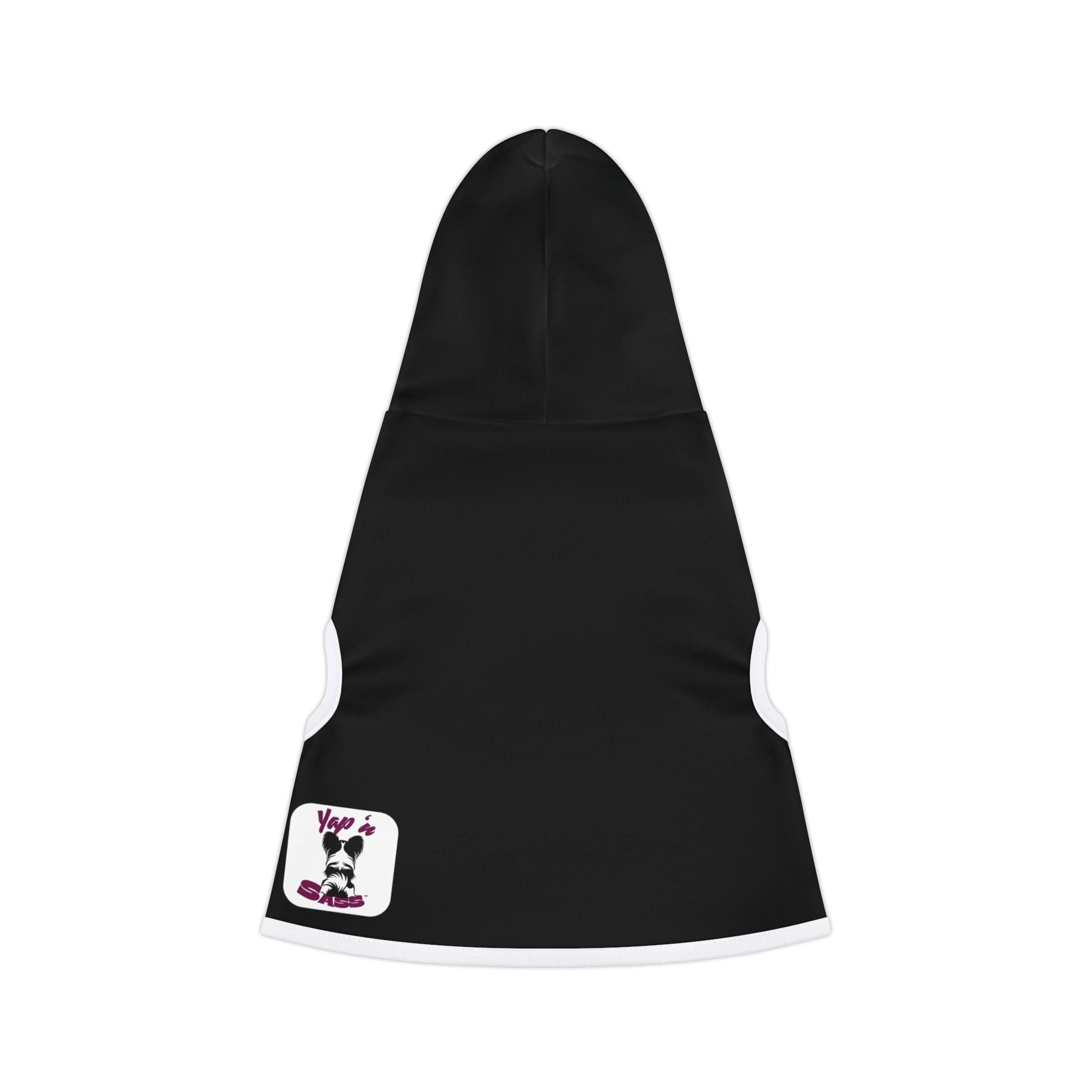 "Blackout" Signature Hoodie – Sleek Black Small Dog Streetwear- Apparel