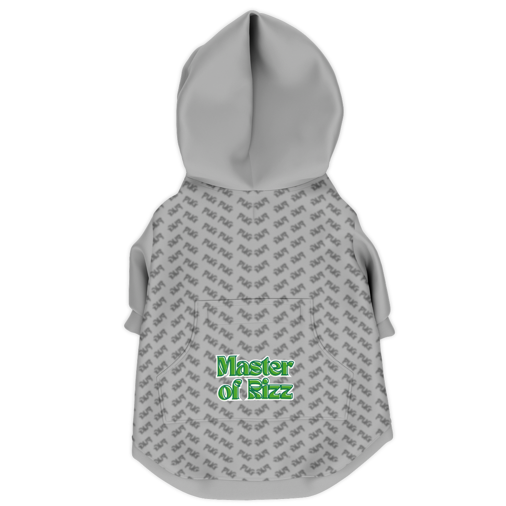 Pug Riz Hoodie | 95% Recycled | Heritage Series|  Lt Grey