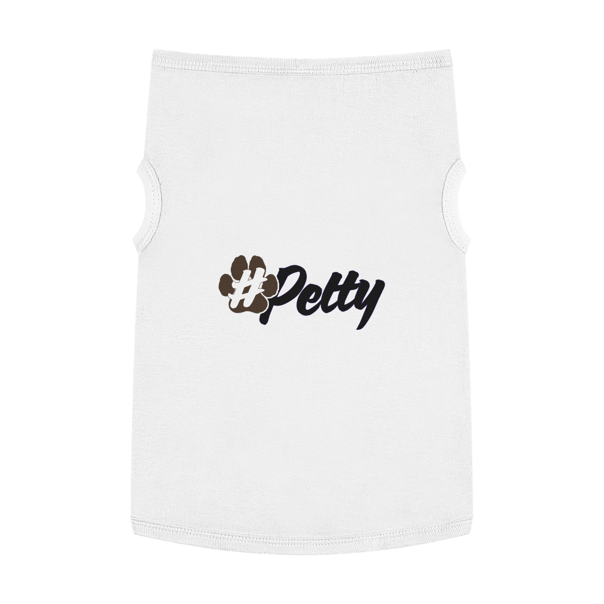 #Petty Paw Tank | Cotton Base | Lightweight Audacity - Black