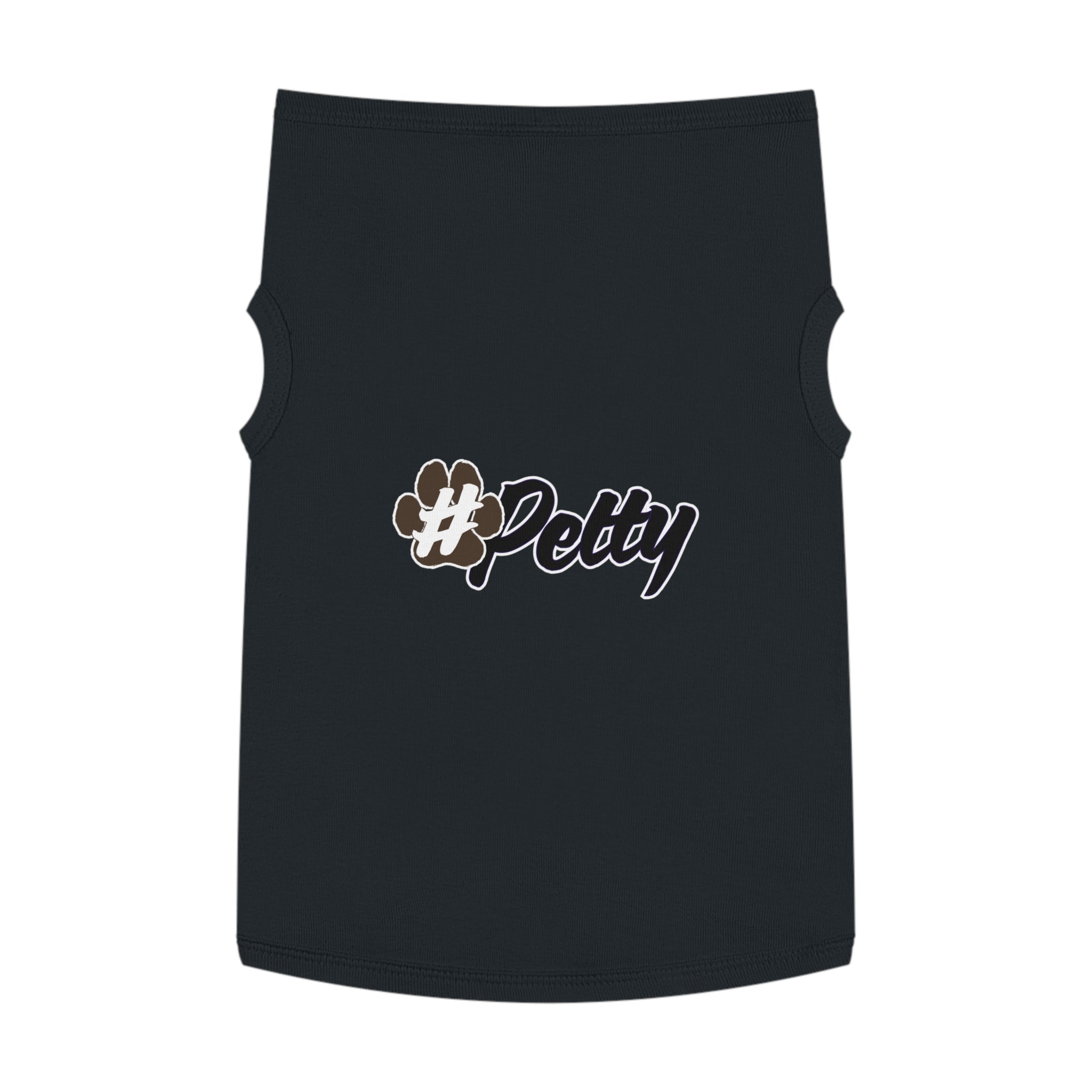 #Petty Paw Tank | Cotton Base | Lightweight Audacity - Black