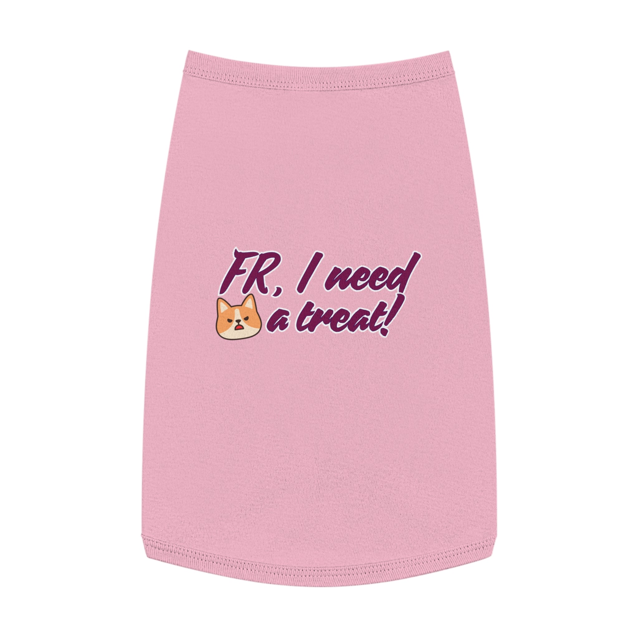 Need Treat FR, Tank Top | Cotton Base - Black, White, Pink, Heather