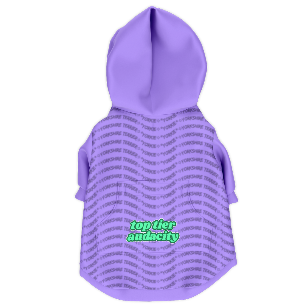 Yorkie Top Tier Hoodie | 95% Recycled | Heritage Series - Lt Purple