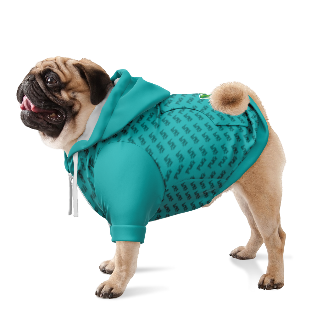 Pug Riz Hoodie | 95% Recycled | Heritage Series | Teal