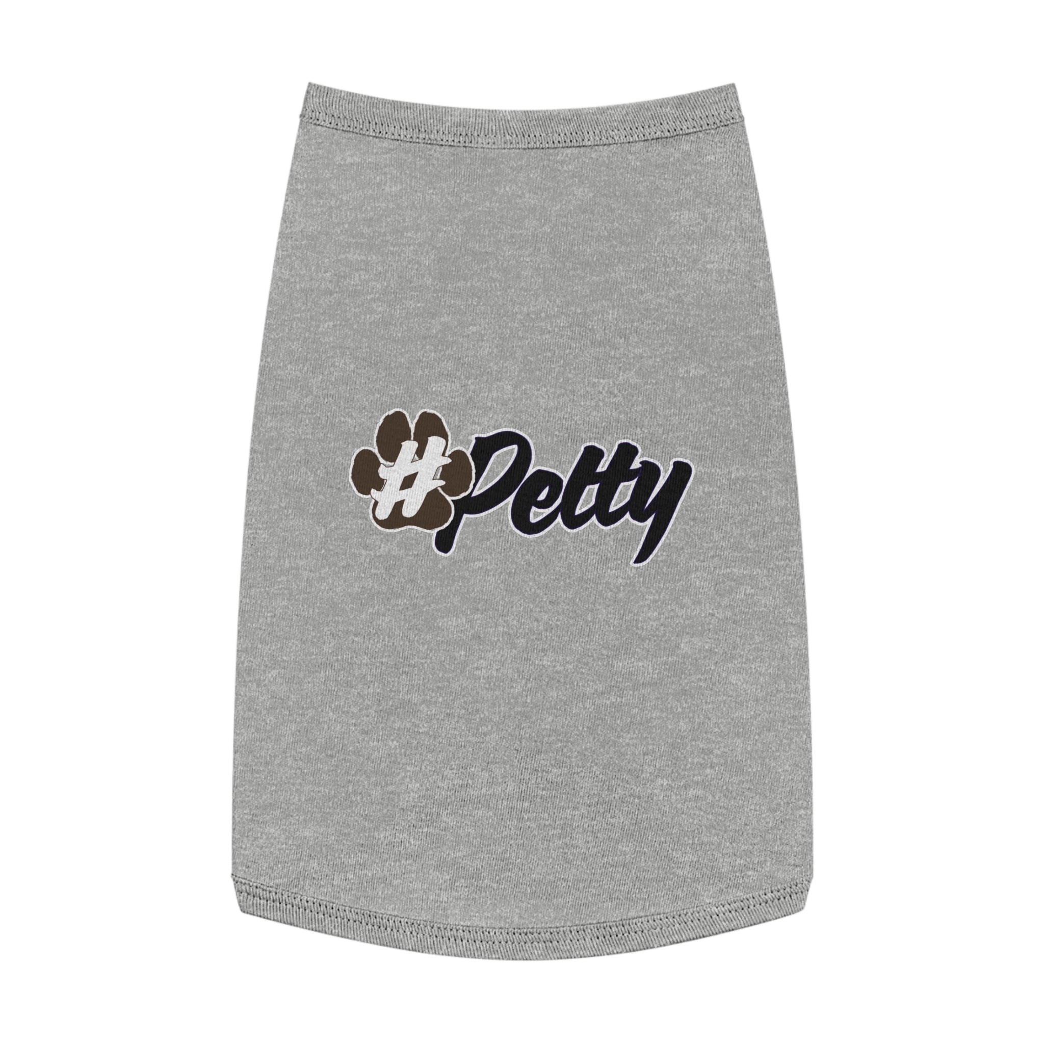 #Petty Paw Tank | Cotton Base | Lightweight Audacity - Black