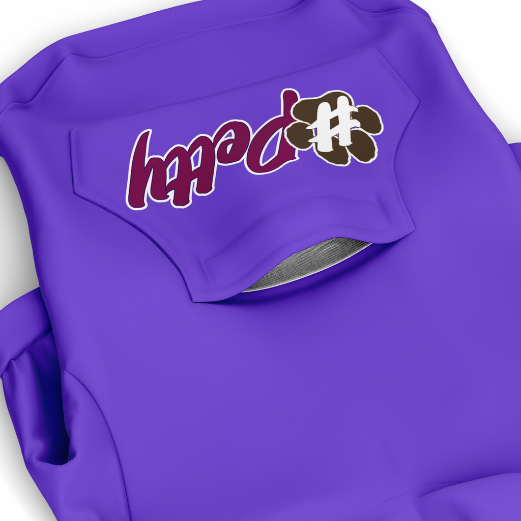 #Petty Paw Zip Hoodie | Recycled Fiber | Radical Audacity - Purple