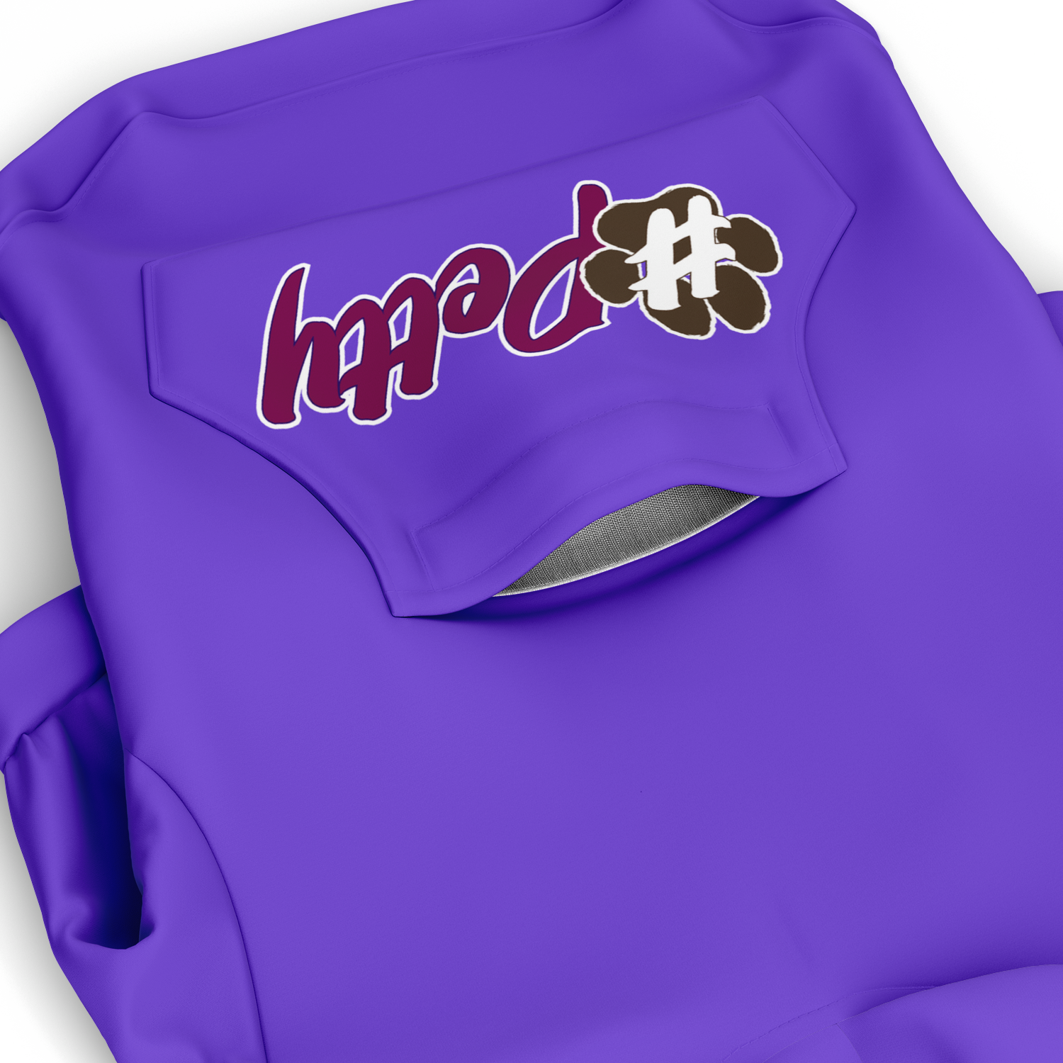 #Petty Paw Zip Hoodie | Recycled Fiber | Radical Audacity - Purple