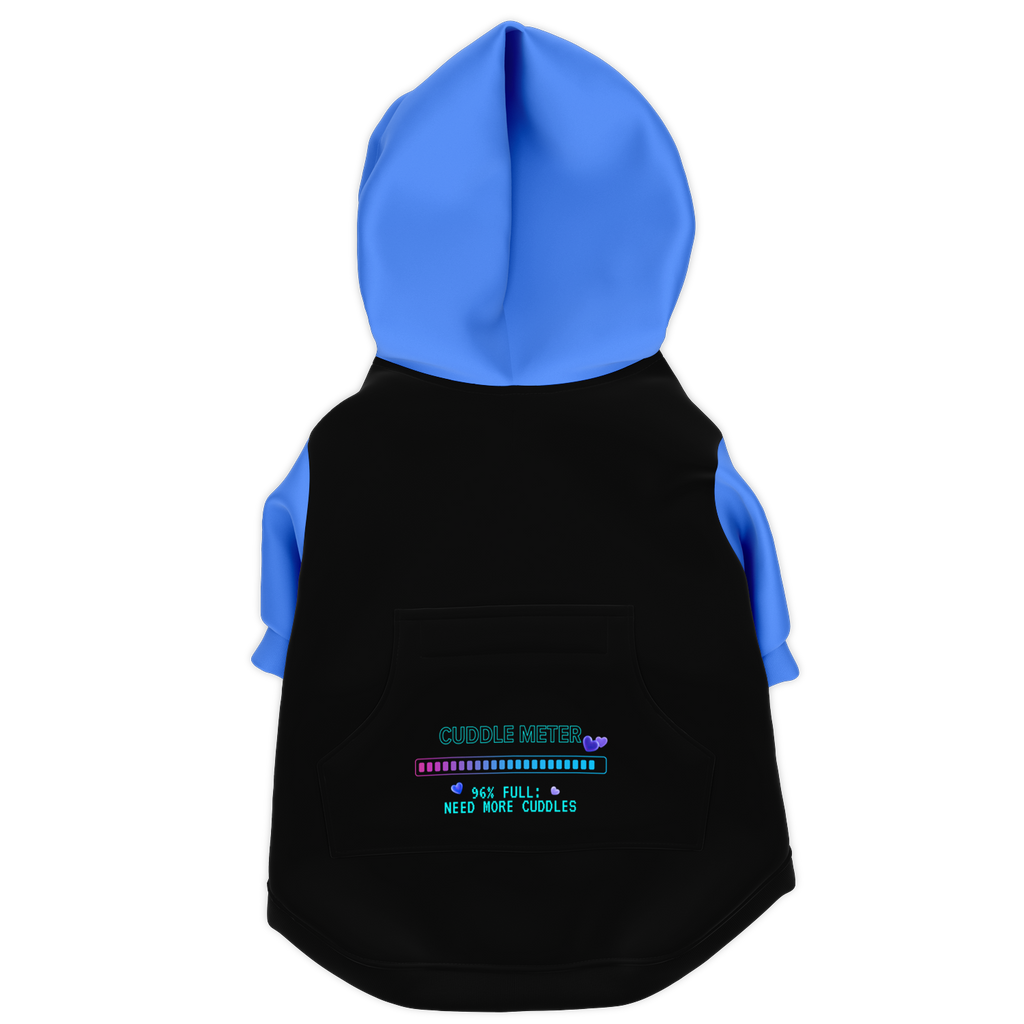 Need More Cuddles Hoodie | 95% Recycled - Black & Blue