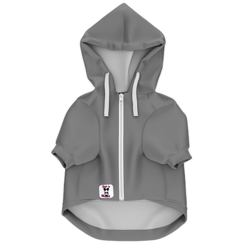 #Petty Paw Zip Hoodie | Recycled Fiber | Radical Audacity - Grey
