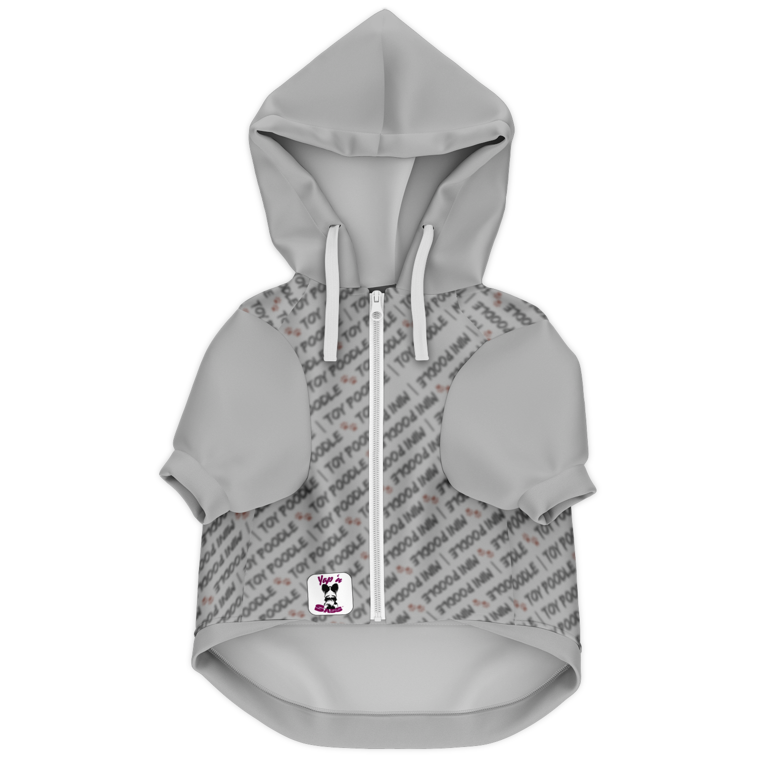 Poodle Perfect Isn't Hoodie | 95% Recycled | Heritage Series|  Lt Grey