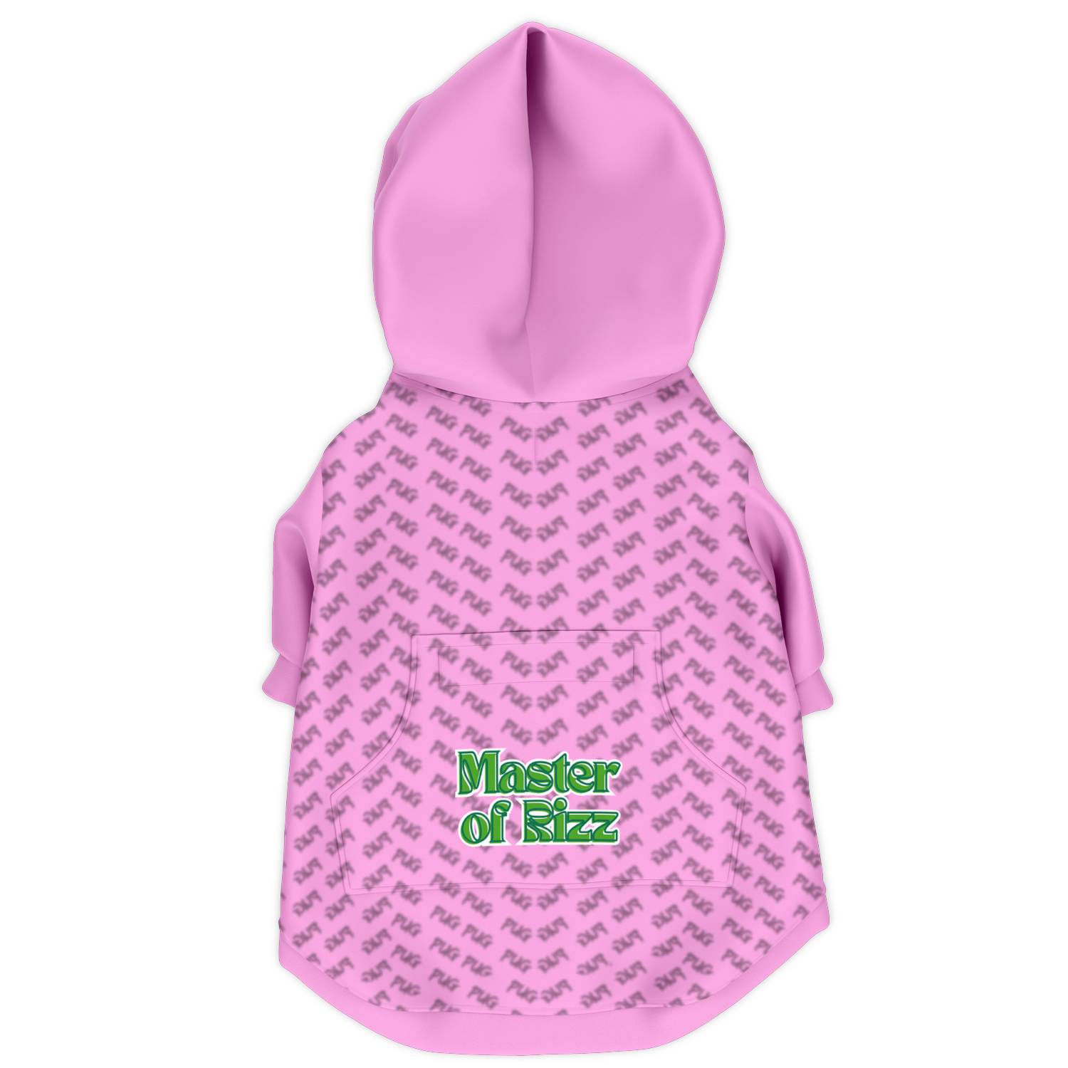 Pug Riz Hoodie | 95% Recycled | Heritage Series | Lt Pink