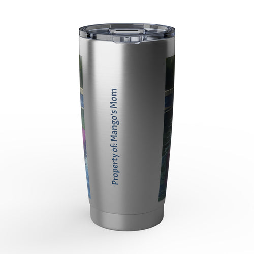 #unbothered" Corgi Poolside Tumbler - 20oz